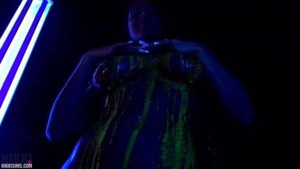View the uncut clip titled : Nikki Black Light Pony Video
