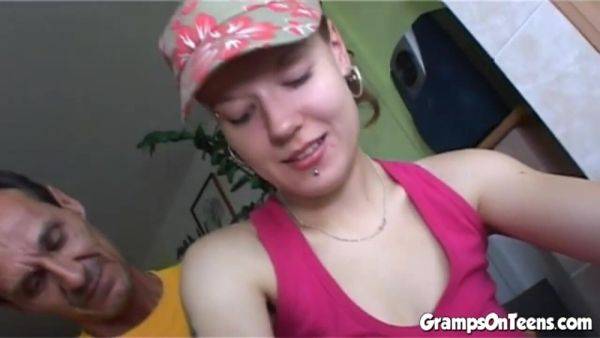 Petite teen rammed full of old man cock - txxx.com on pornsfind.com