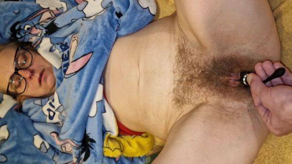 Enjoy watching the uncensored clip named : He Caresses And Penetrates My Pussy With A Vibrator