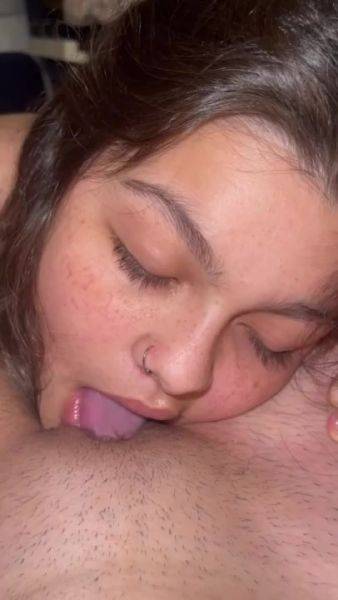 Close-up Horny lesbian bestie eats my trimmed pussy - anysex.com on pornsfind.com