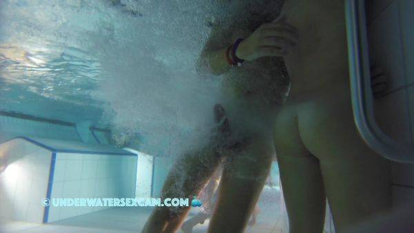 Teen couple masturbates with the jet stream and she gets fingered in the sauna pool - hclips.com on pornsfind.com