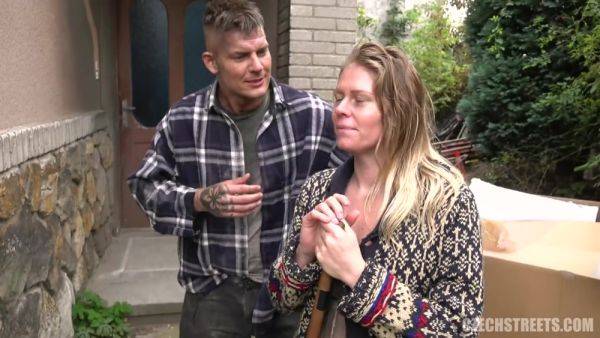 Stream full clip named : Czech Streets – Food Porn Orgy with 28wk's Pregnant!