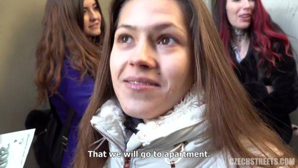 View this complete video : Czech Streets – Girls from Hairdressing Tech