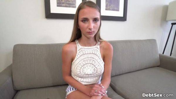 Enjoy watching the uncut scene : Macy Meadows: Debt Agent & Teen Tattooed Blonde with Big Ass