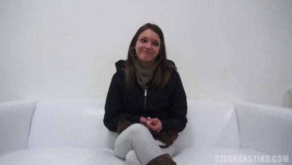 Stream uncut movie of : Brunette Casting: Hana 4204 (POV Style)