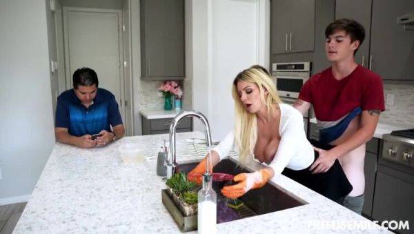 Play the uncut video called : Big-Titted Blonde MILF on 11/25/2021: A Tattooed POV Encounter