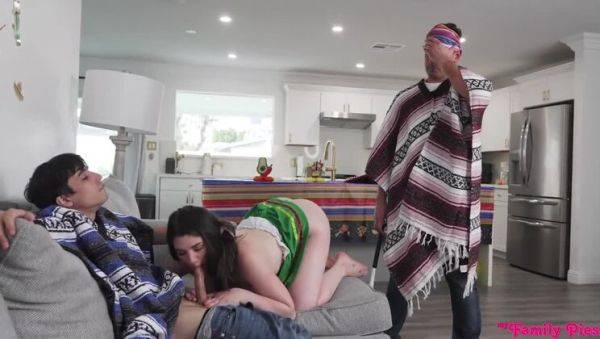 Filling My Step-Sis's Piñata with Alyx Star and Big Tits - porntry.com on pornsfind.com