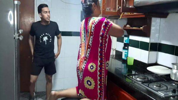 Enjoy watching the uncut movie of : Trying My Stepmothers Delicious Pussy In The Kitchen. Full Video
