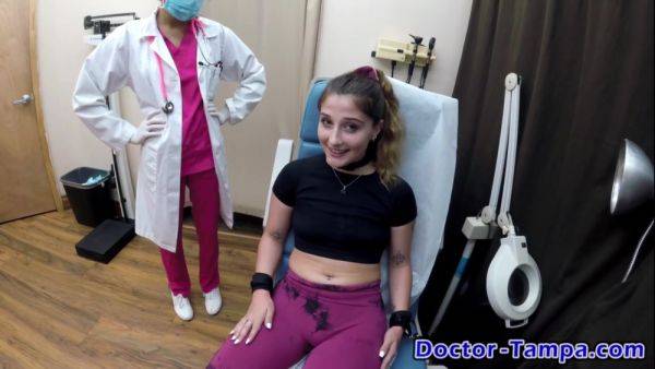 Ditria Rose's 1st Gyno Exam - Part 1 of 2 - DoctorTampa - hotmovs.com on pornsfind.com