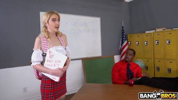 View this uncensored movie : Blonde Babe Chloe Cherry: Endures Intense Interracial Encounter / 19.05.2019