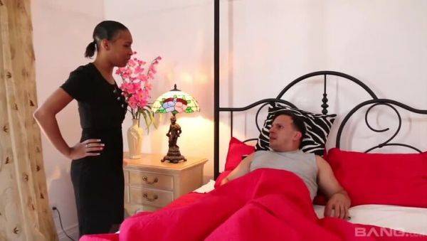 Watch complete movie titled : Jazzy Jamison Employs Passionate Intercourse to Rouse Indolent White Husband