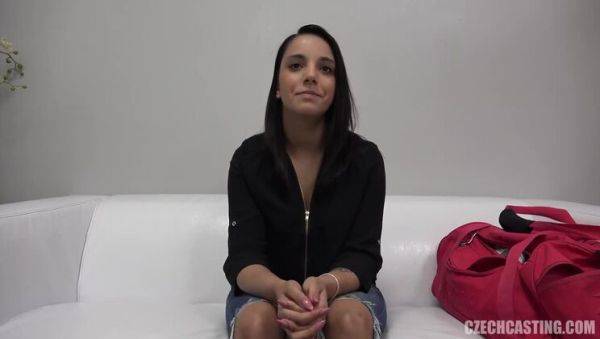 View this hardcore scene titled : Brunette Sabina's Tattoo Casting