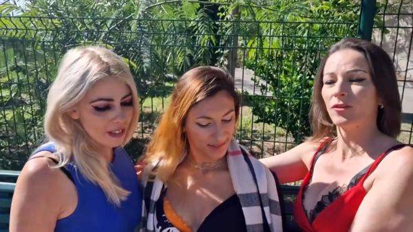 Watch the hardcore video titled : Stella, 29, shares a man with two other naughty girls!