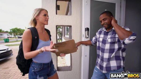 Stream this full clip named : Blonde Interracial Encounter: Brickzilla's Deep Throat