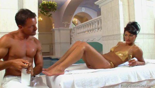 View this HD scene : The Royal Treatment: Ellen Peterson & Tera Joy's Fetish Playground