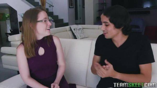 Stream the uncut movie : Ginger Admirers: Alice Merchesi & Ricky Spanish in Cumshot Stockings