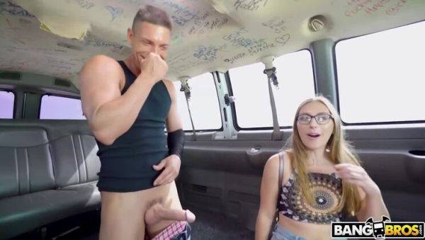 View uncut movie of : Tyler Steel & Sera Moon: Blonde Nerdy Girl Hardcore Handjob