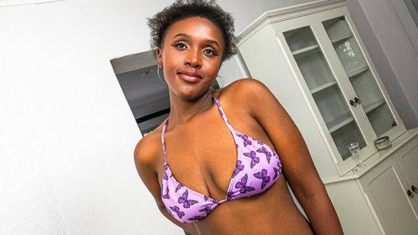 Stream the uncensored video : African Casting - Sweet Afro Bikini Babe Wants A Hard BWC Pounding