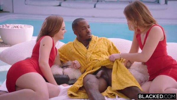 Enjoy watching hardcore video of : Morning Delights: Pressure and Sami White's Interracial Threesome