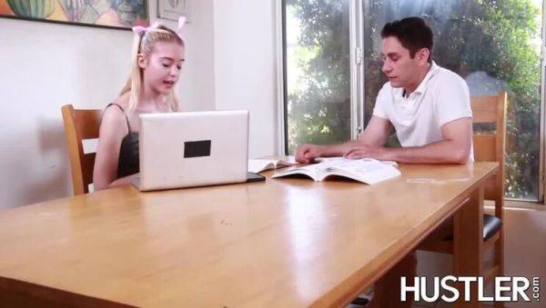 View the uncensored video named : Blonde Chloe Cherry's Anal Debut