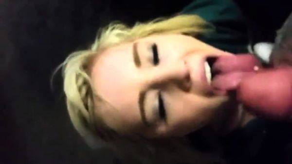 Amateur Blonde Blowjob CIM - drtuber.com on pornsfind.com