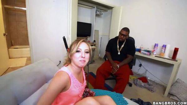 Watch this full clip named : Blonde Amateur Sofie Carter and Rico Strong in Interracial Encounter