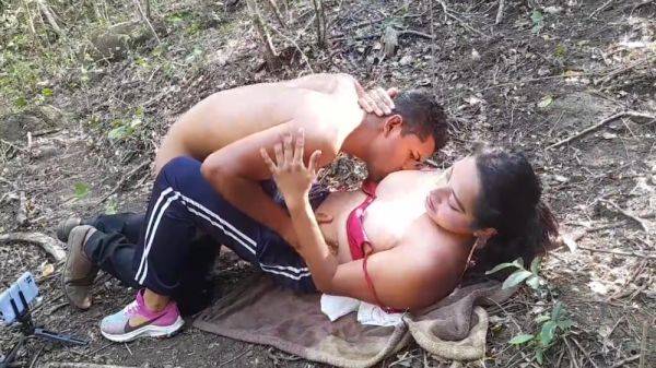 View the uncensored movie of : She!!! He Invites Me To The Forest, See What Happens!!! Fucked And Blowjob