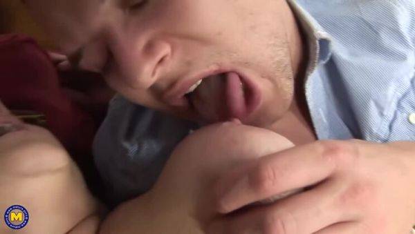 Watch hardcore movie called : Three mature women, Sallie, Daniella, and Maira, enjoy sharing a firm dick during a group encounter, which ends in facial fun