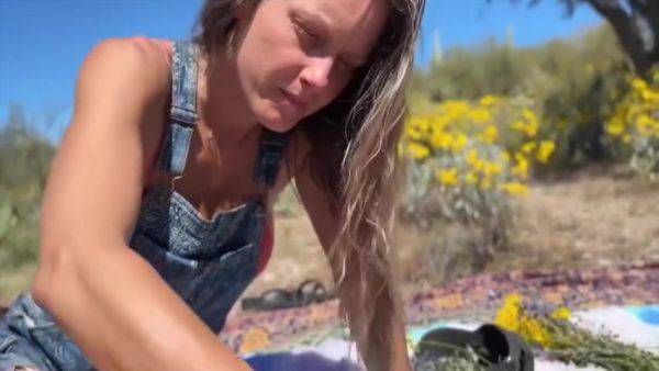 Enjoy watching the complete scene named : Blooming Bushes Lesbian Fun With Sparks Go Wild