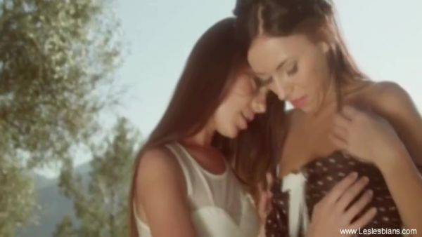 Watch the uncut scene called : Sensual Lesbian Fantasy Babes Together 5 Min