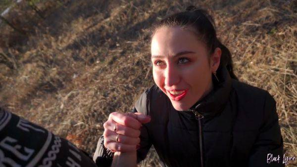 Enjoy watching uncensored movie titled : Girlfriend Took Me To The Forest Where She Sucked Me And I Fucked Her