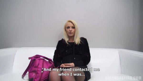 Enjoy watching HD video of : Blonde Lucie's Alluring Audition