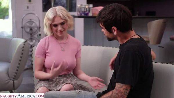 Watch this full clip of : Lucky Fae & Gracie Gates: Big-breasted Rich Girl's Encounter with a Tattooed Bad Boy / 8.12.2021