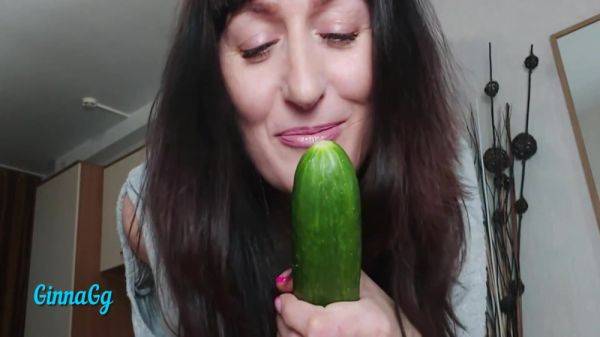 My Creamy Cunt Started Leaking From The Cucumber. Fisting And Squirting 11 Min - videohdzog.com on pornsfind.com