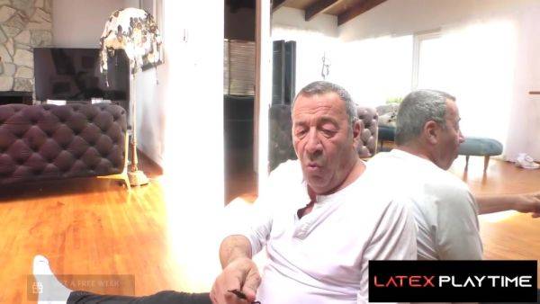 Watch complete clip named : Latexplaytime - Kinky Fetish Lesbian Ass Play With Sheena Shaw And John Stagliano