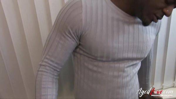 Watch complete scene named : AGEDLOVE Doctor Lacey smokes a huge black dick