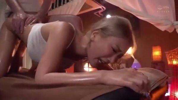 View HD clip : I rub her ass, spread her legs, and thrust into her shaved pussy to cum inside her.