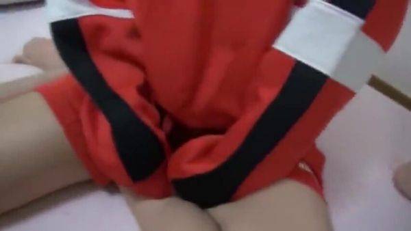 Stream this complete video called : 240307赤色ジャージの女の子と性交218