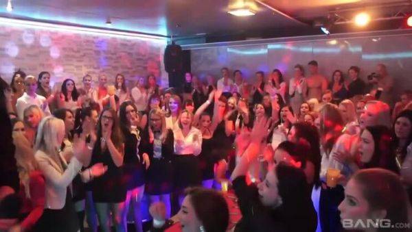 Play uncut video of : Big-Titted Blonde MILF Hosts Raunchy Orgy with Stocking-Clad Strangers