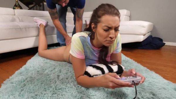 Play this uncensored scene of : Bella Rolland's Premier League: Facial, Handjob, Brunette, POV, Deepthroat