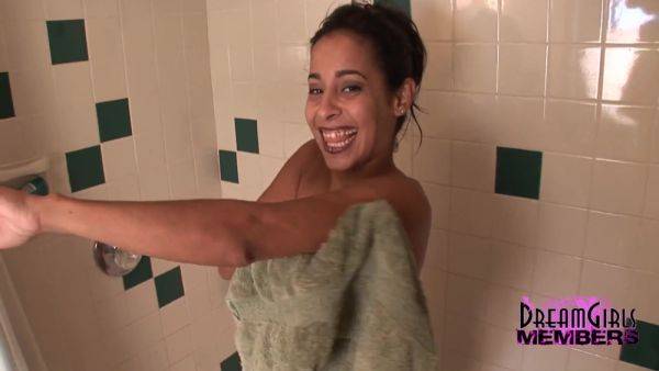 Hot Fit Latina Strips Nude And Showers - hclips.com on pornsfind.com