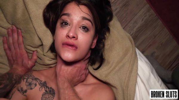 Watch complete clip : He Rearranged Her Guts - College Cutie Loves It Rough 11 Min With Kaya Finch