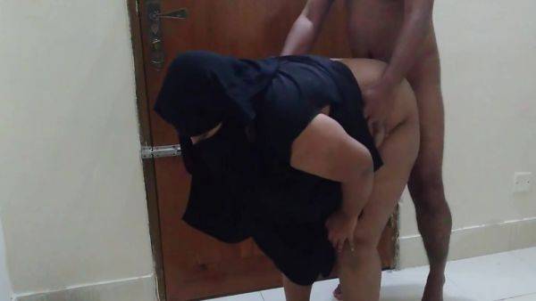 Stream complete scene named : Saudi Muslim Burqa And Hijab Sexy Maid With Big Tits And Big Ass Sweeps The House