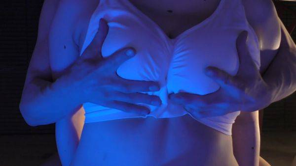 View the HD clip called : Akane Clothed Big Tits Massage Vol.3 Massaging Her Big Breasts Wearing A Sports Bra From Behind