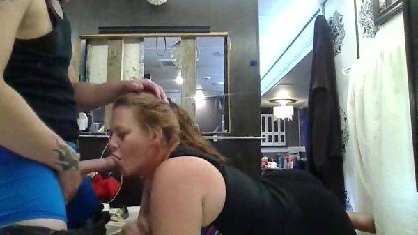 Play this uncensored movie called : A Sexy Bbw Neighbor Gives Me A Blowjob