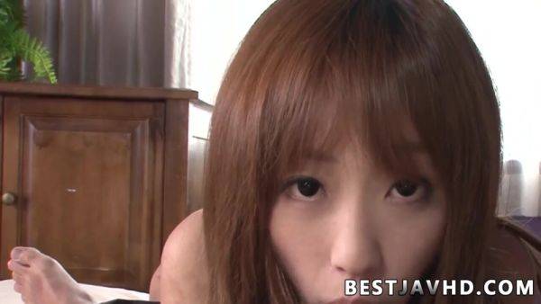 Enjoy watching this full scene of : Sana Anzyu, a cool Japanese amateur, delivers a wonderful oral job in her first-time fuck-fest video – a must-watch