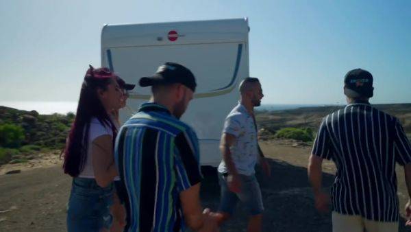 View uncut scene named : Out of sight, Queen and Lia continue to have fun!