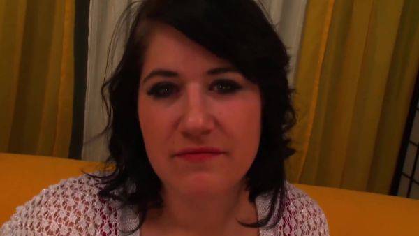 Enjoy watching complete scene titled : Casting Of A Horny Brunette