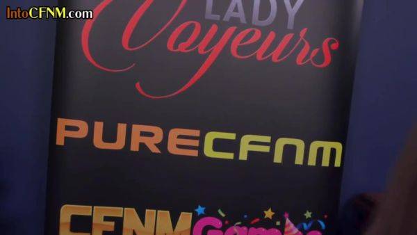 Stream complete scene called : Amateur CFNM busty babe sucks for job till cum on tits