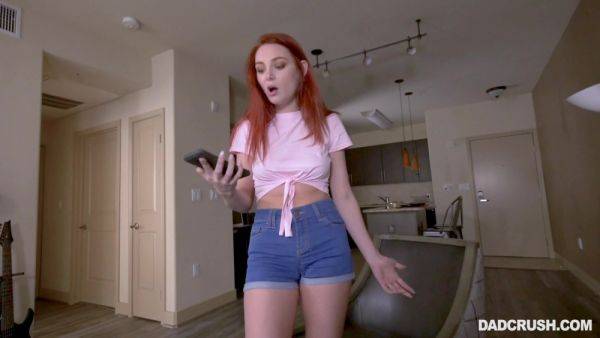 Redhead spins monster dick down her fragile holes in home POV - hellporno.com on pornsfind.com